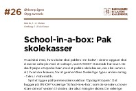 School-in-a-box: Pak skolekasserne!